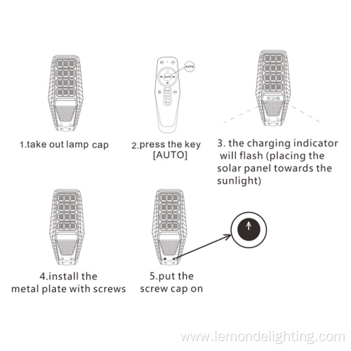 Led Solar Powered Integrated Street Light